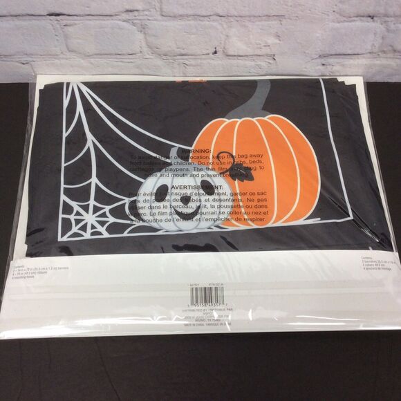 Celebrate It Trick or Treat Front Door Banners Pumpkins Halloween Decorations - Picture 6 of 8